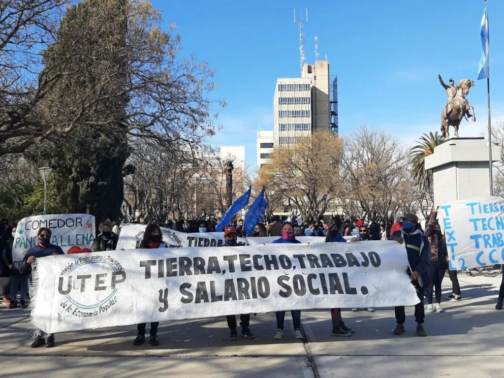 En el Día de San Cayetano, hubo una marcha para pedir trabajo