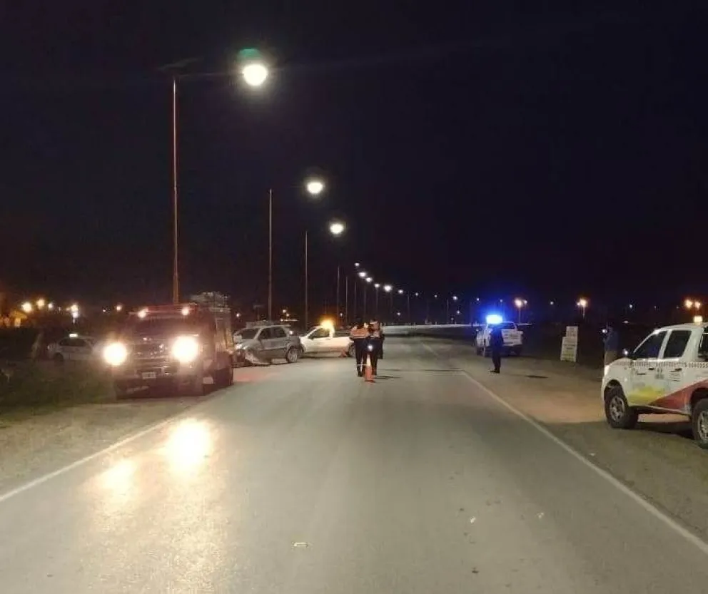 Fuerte colisión en cercanías del Parque Industrial de Carmen de Patagones