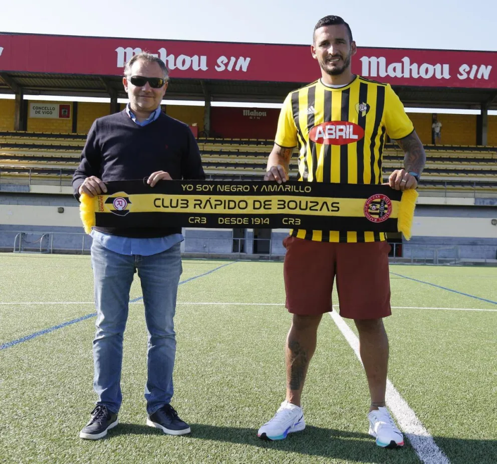 De regreso a España: Gastón Cellerino es jugador de Rápido de Bouzas