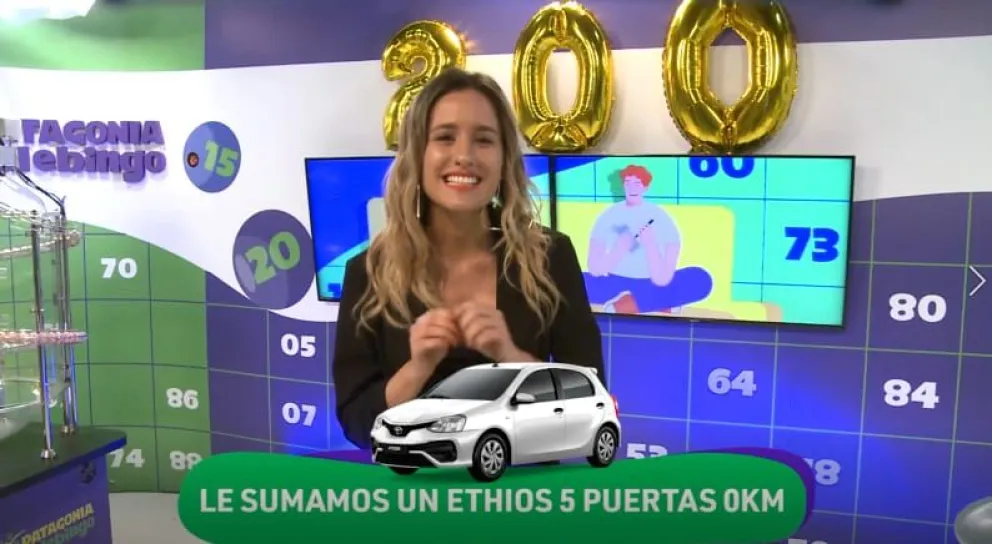 Patagonia Telebingo cumplió 200 programas y lo festejó a lo grande