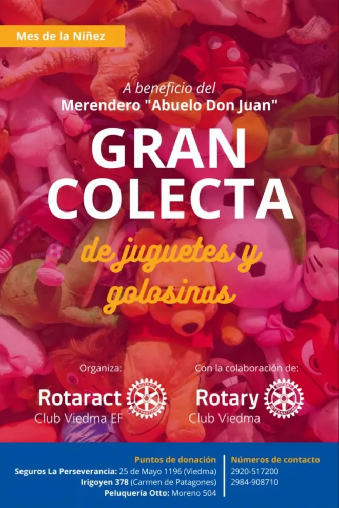 Mes de la Niñez: Juntan juguetes gracias a una gran colecta solidaria