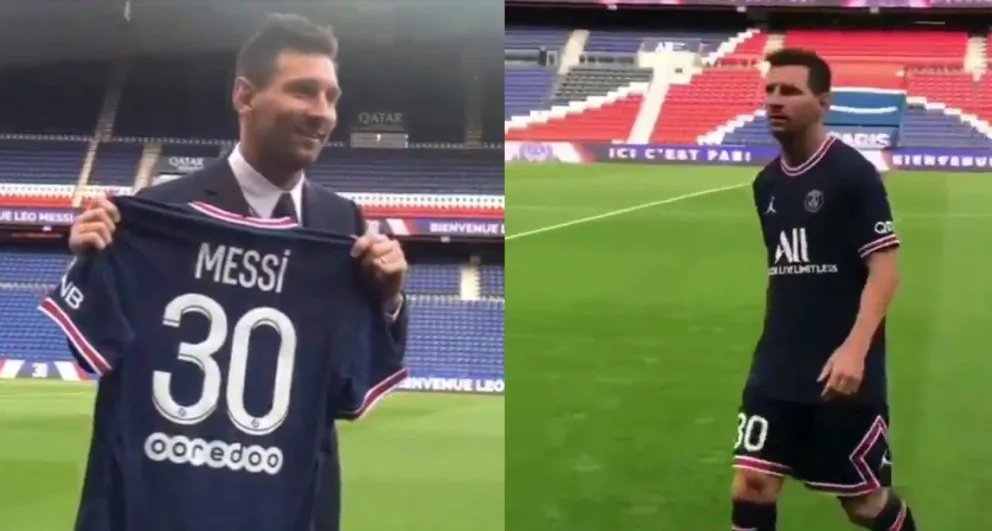 Messi en el PSG: primeras imágenes del crack argentino