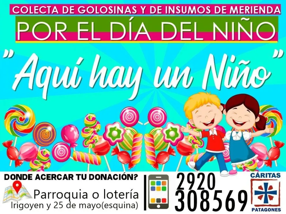 Varias manos tendidas darán lugar a festejos del Día del Niño