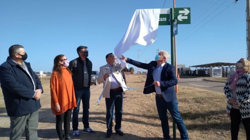 Lacaze, sobreviviente del crucero Belgrano tiene su calle en Villalonga