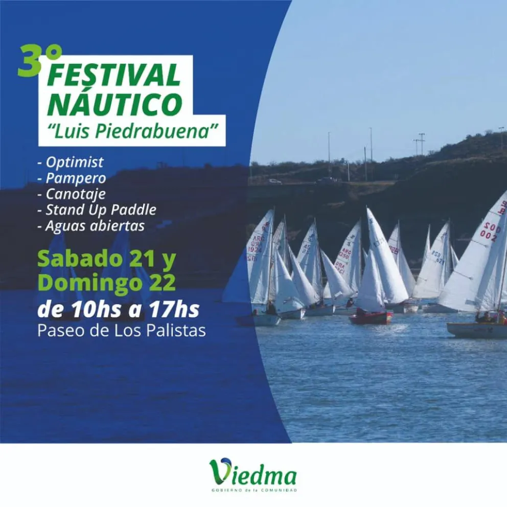 Se viene el festival náutico Luis Piedrabuena