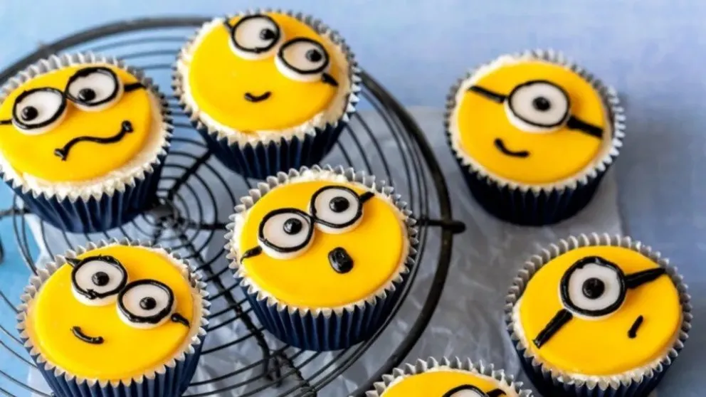 Para el Día de la Niñez: Muffins de Minions