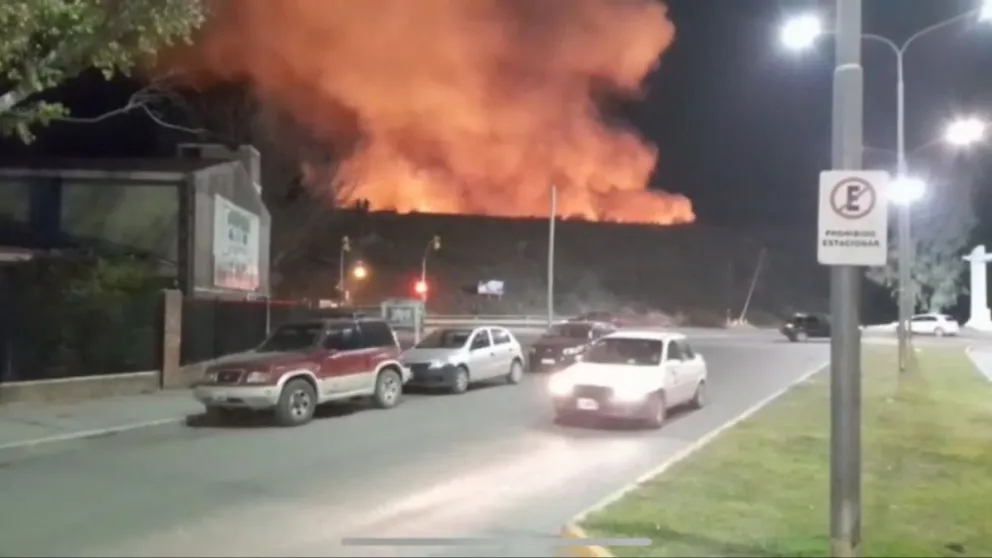 Un incendio provocó susto en inmediaciones del Parque Industrial