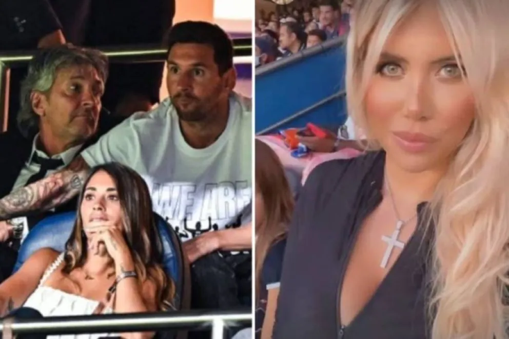 Qué pasó en el primer encuentro entre Antonela y Wanda en el estadio del PSG