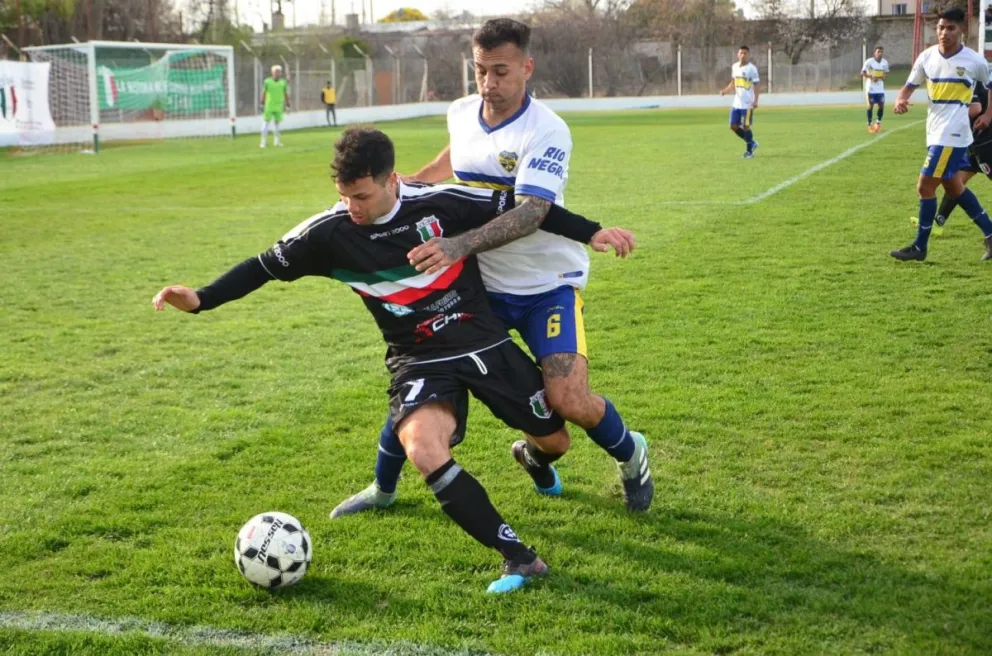 Liga Rionegrina: Depo ganó y le sigue metiendo presión a Villalonga