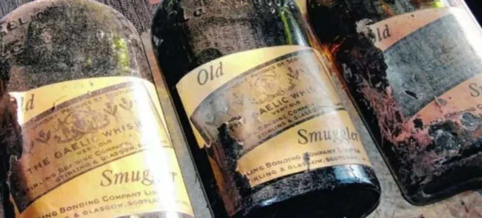 Descubrió 66 botellas de whisky de 100 años escondidas en las paredes y ¡valen una fortuna!