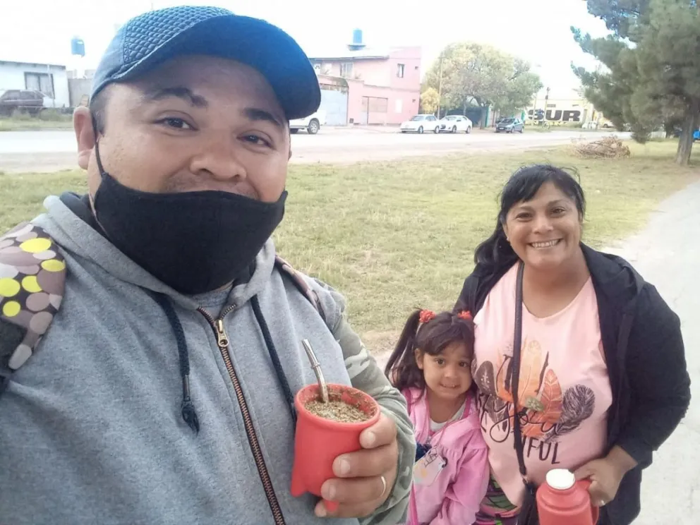 Dalma Maradona viralizó una foto de una nena de Viedma: la emocionante historia