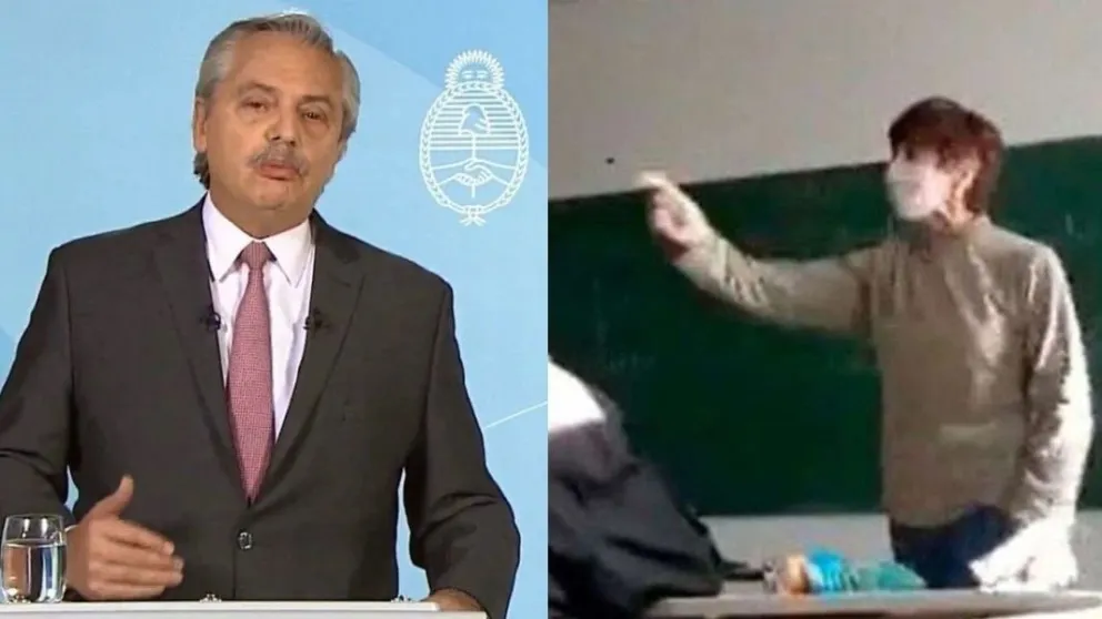 Alberto Fernández, sobre la docente que increpó a un alumno: "Fue un debate formidable”