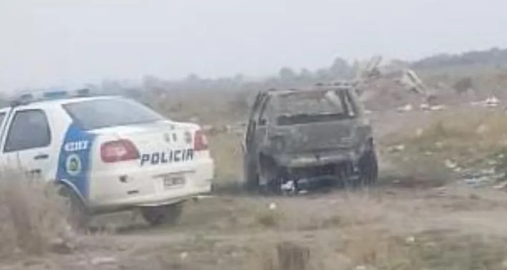 El misterio de un Fiat que apareció incendiado en Lavalle
