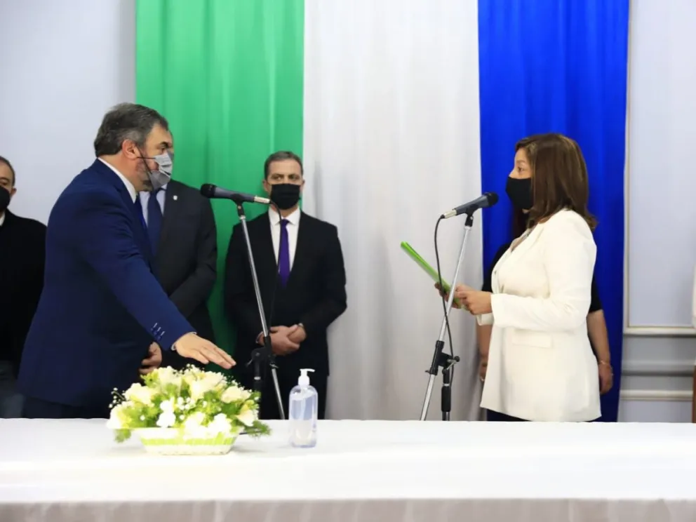 Carreras tomó juramento a nuevos jueces del Superior Tribunal de Justicia
