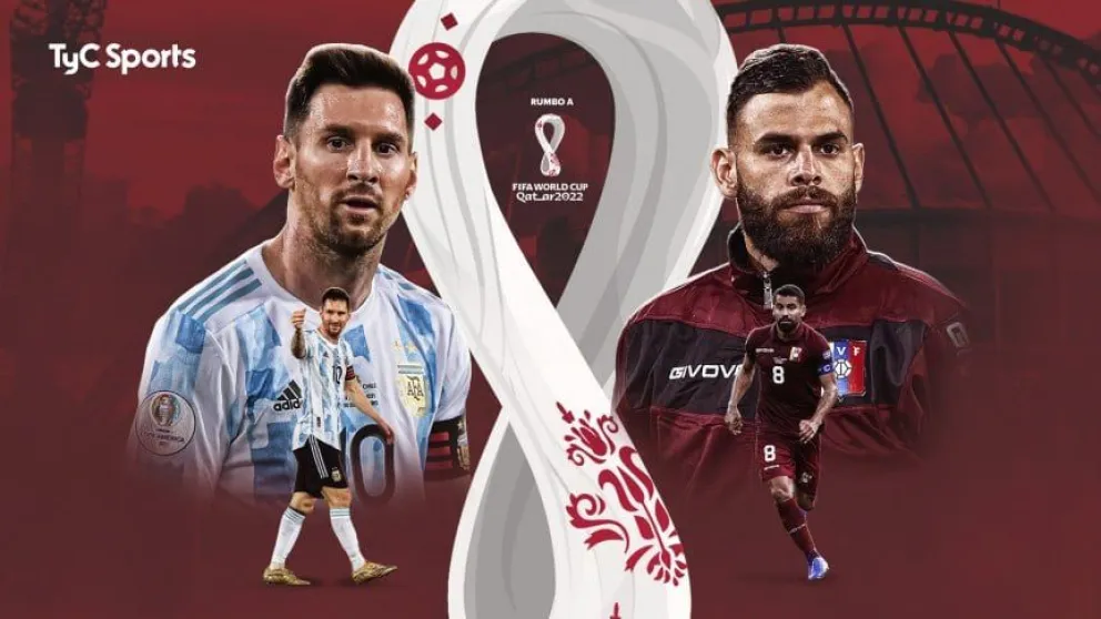 Argentina se enfrenta con Venezuela por eliminatorias: formaciones, horario y TV