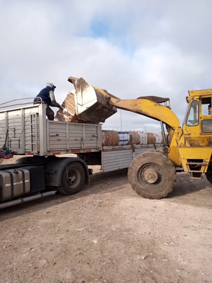 Nueva carga de 50 toneladas de reciclables en menos de una semana