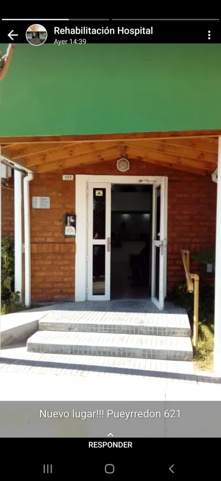 Se mudó el área de Rehabilitación del Hospital Zatti