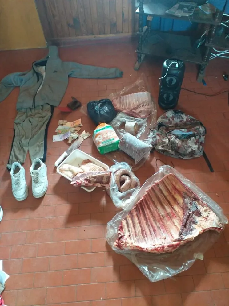 Recuperaron carne robada, en un módulo del Inalauquen