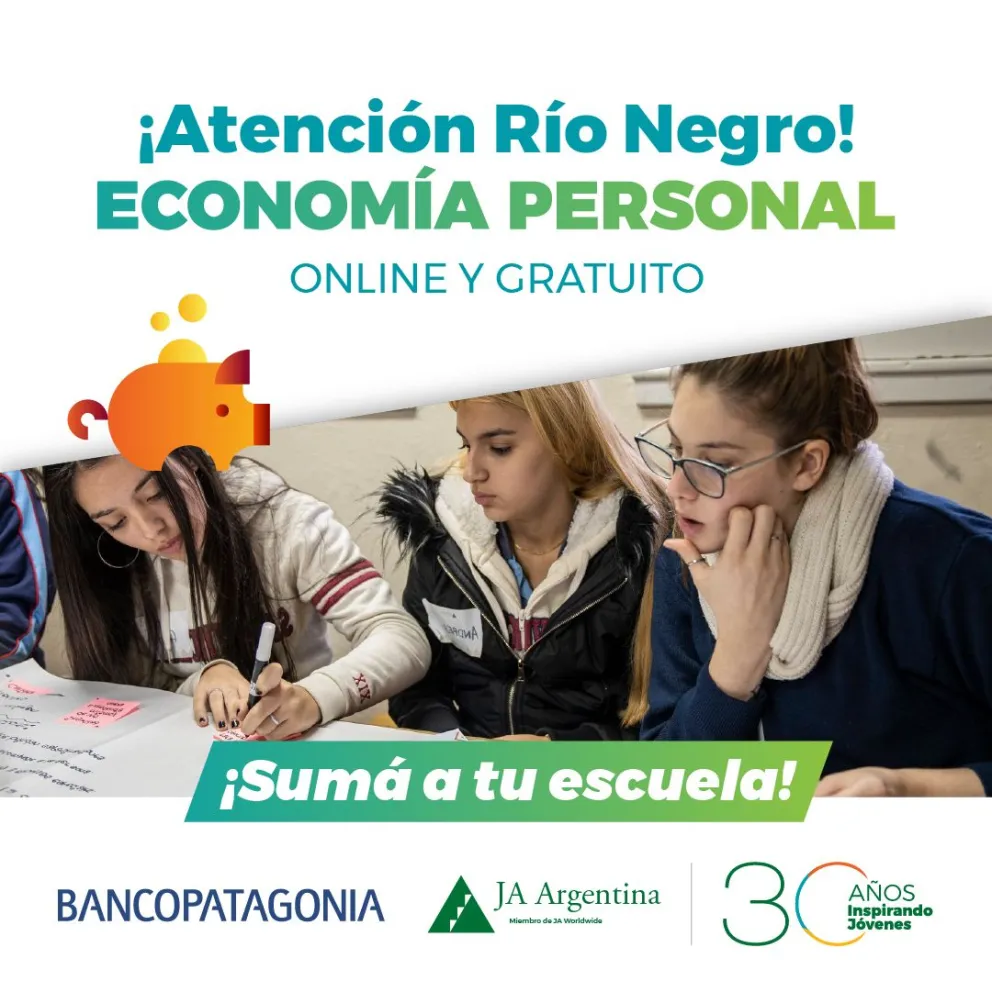Abren nuevas oportunidades de educación financiera para jóvenes de Río Negro
