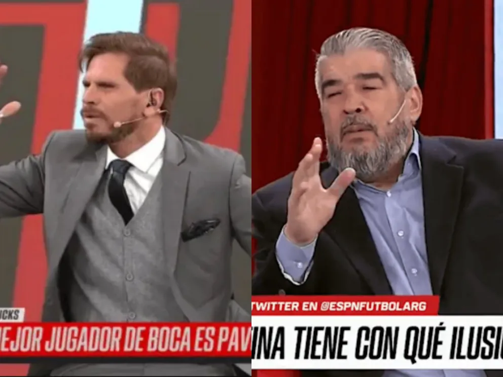 Se sacaron chispas: El "Chavo" Fucks cruzó al "Pollo" Vignolo en plena editorial