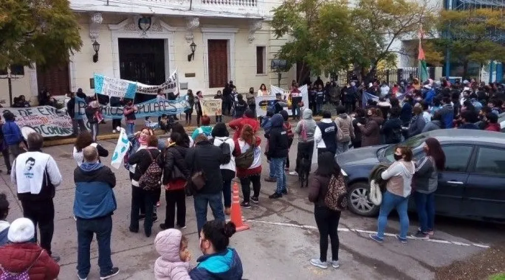 Referente de barrios populares se movilizaron en Viedma