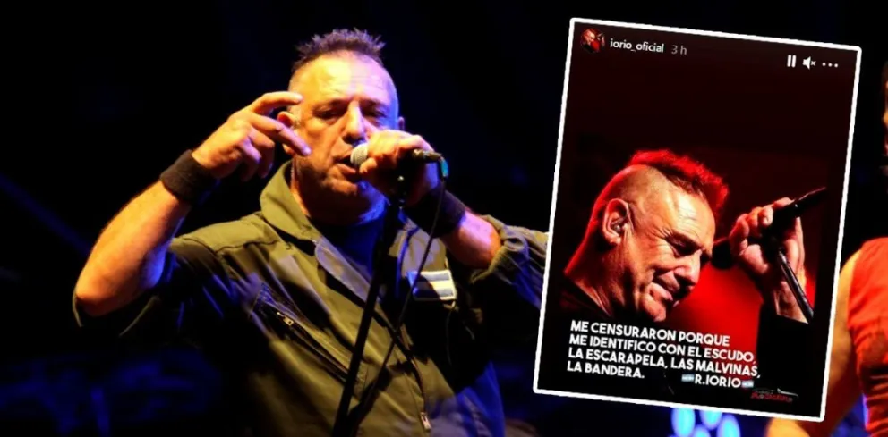 Iorio hizo su descargo: ¿Qué dijo al enterarse que no iba a cantar el himno?