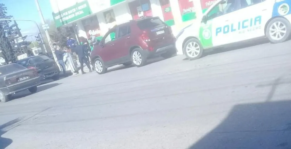 Chocaron al auto del Intendente Pedro Pesatti
