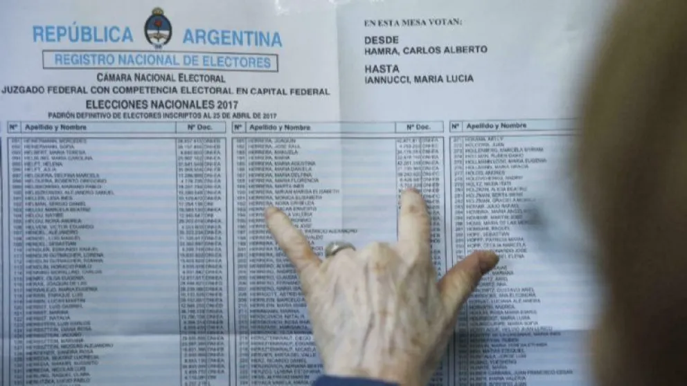 ¿A qué hora conviene ir a votar?: el consejo de la Cámara Nacional Electoral