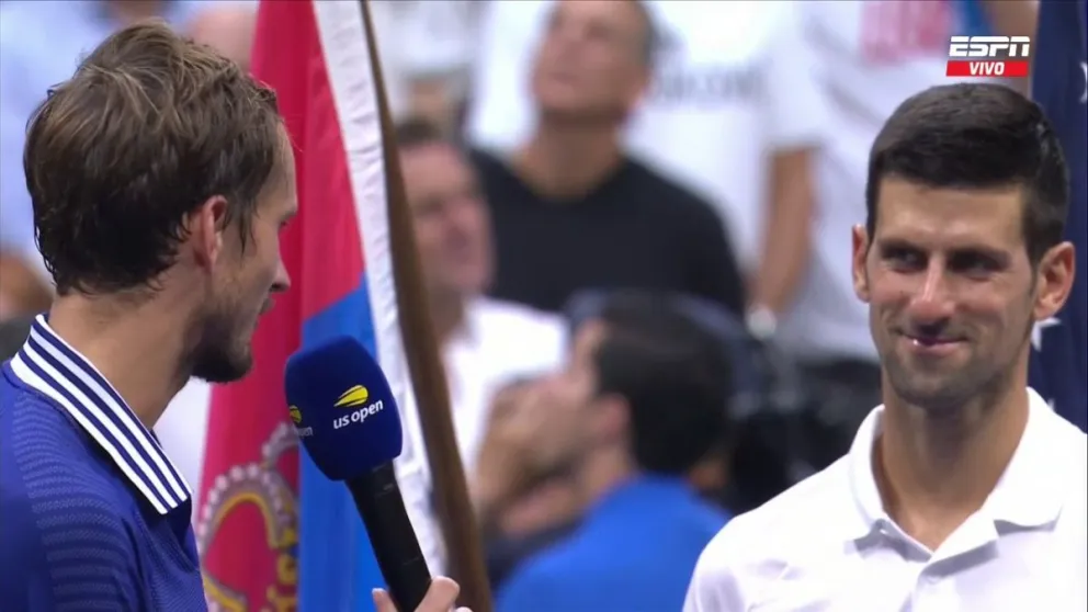 De Medvedev a Djokovic: "para mí sos el mejor de la historia"