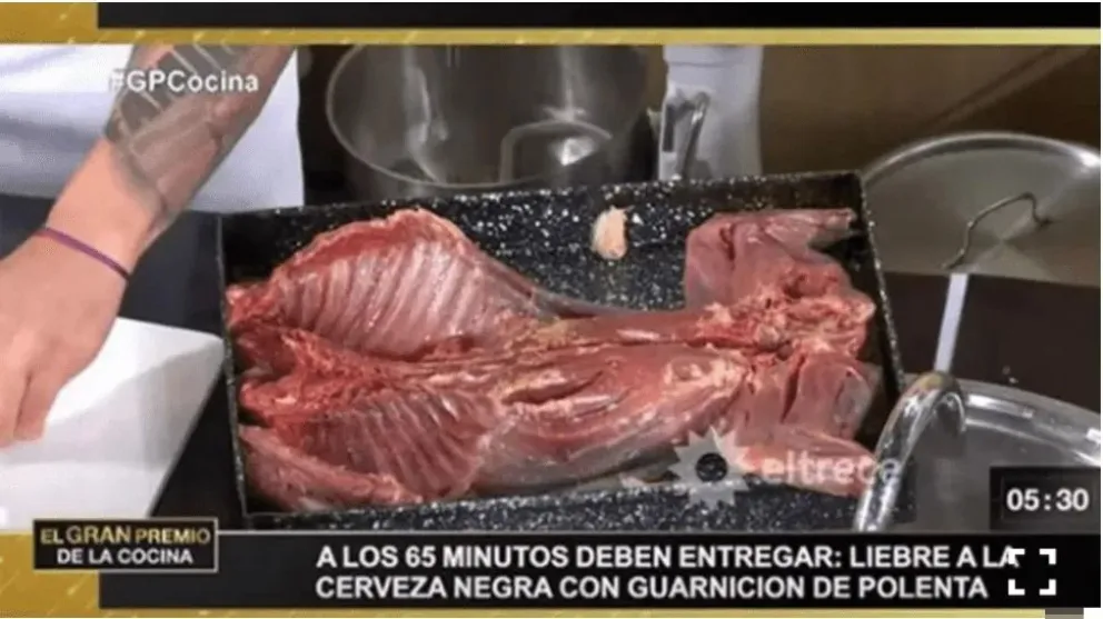 Multan a productora por la liebre de “El Gran Premio de la Cocina"