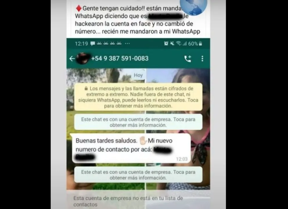 Le robaron la identidad para estafar a sus contactos