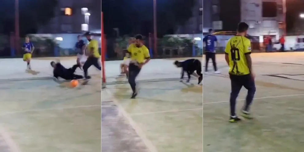 Video:  Carlos Tevez volvió a jugar al fútbol en Fuerte Apache y marcó un golazo
