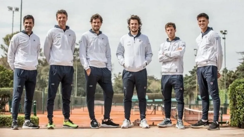 Tenis: Argentina se prepara para enfrentar a Bielorrusia por la Copa Davis