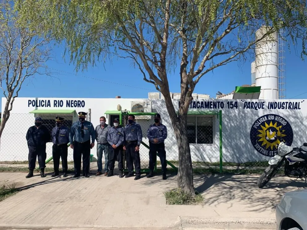 El parque industrial de Viedma ya cuenta con destacamento policial propio