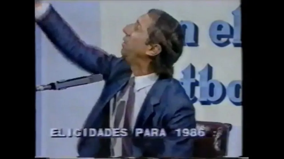 Bilardo contra todos: el video viral peleando con los hinchas que lo discutían antes de México 86