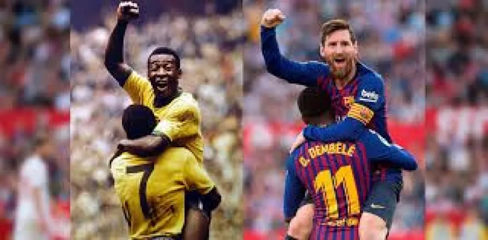 Tarde pero seguro: Pelé felicitó a Messi por su récord de goles con Argentina
