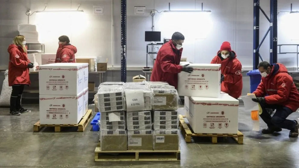 Este sábado llegan al país más de 1,5 millones de dosis de Astrazeneca