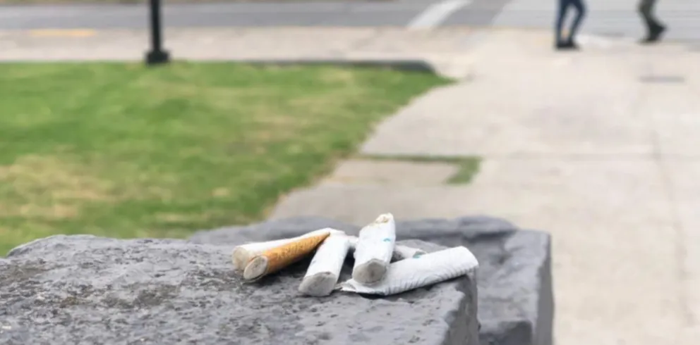 Ejemplar: multarán a quienes arrojen colillas en la vía pública en Ushuaia