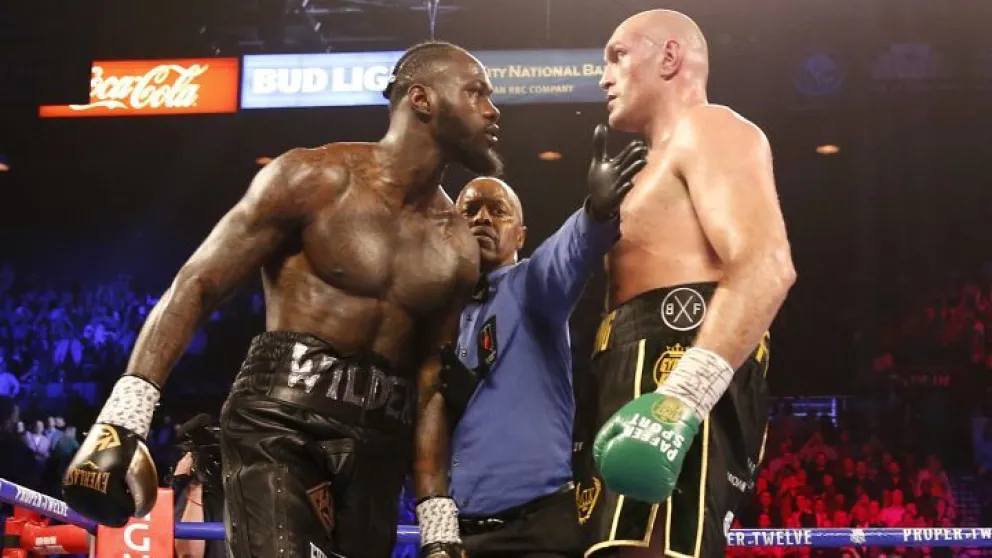 Boxeo: Fury y Wilder protagonizan esta noche la pelea del año