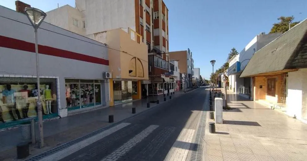 No vuela ni una mosca en el centro de Viedma