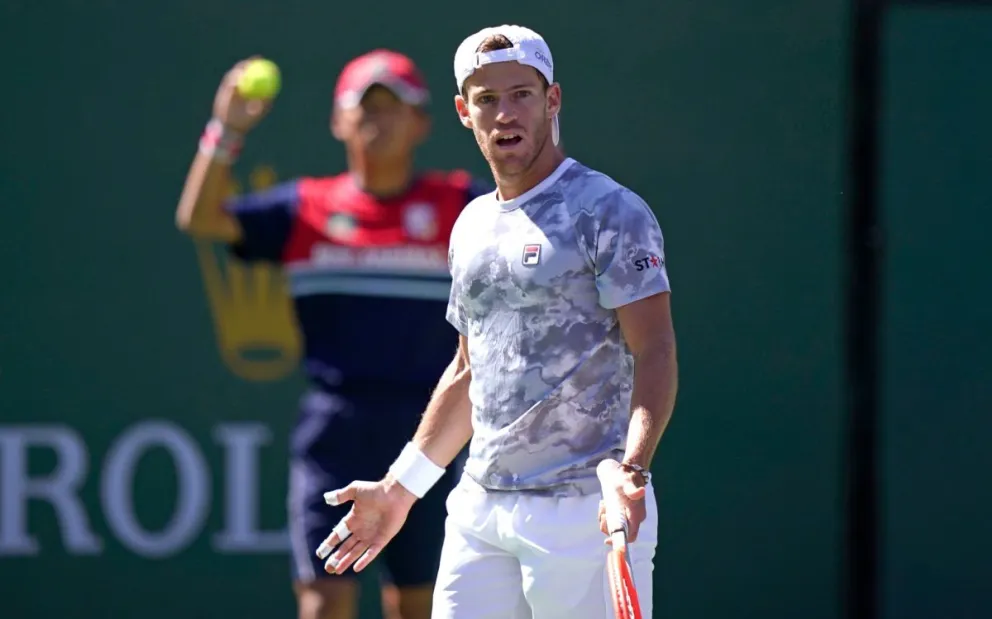 Schwartzman cayó claramante frente a Norrie y fue eliminado en Indian Wells