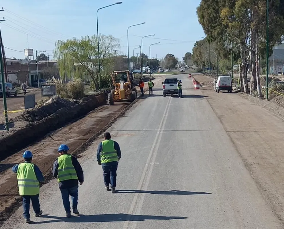 Se habilitó por unos días el tránsito en un tramo de la avenida Perón