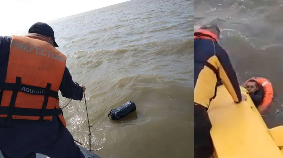 Atraparon a ex músico de Los Fabulosos Cadillacs y otro náufrago en el río con 37 kilos de cocaína