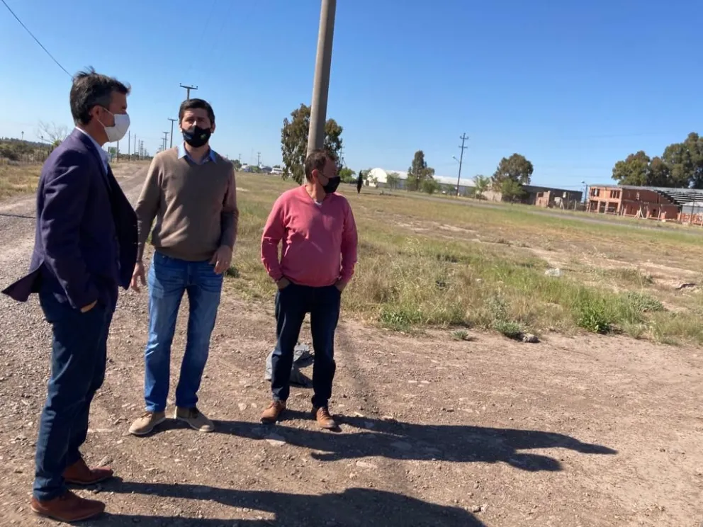 Trabajan en aliviar el tránsito de la ruta 1 en la zona del Parque Industrial