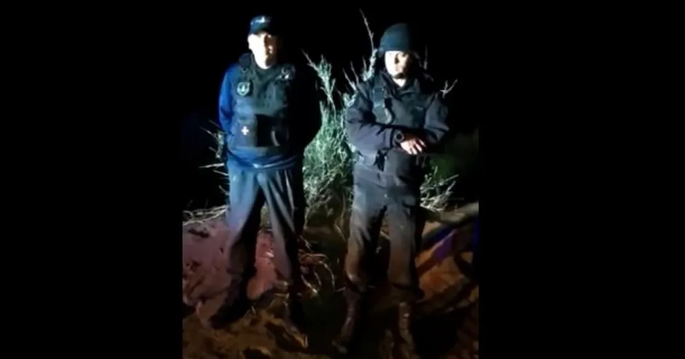 Video: la Unidad de Explosivos de Viedma desactivó una granada hallada cerca de San Antonio