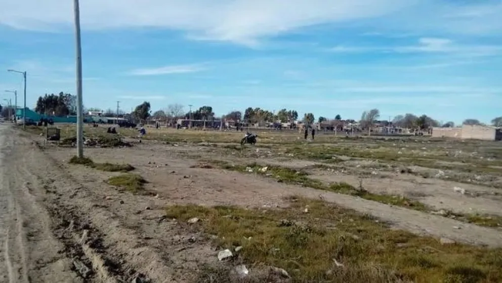 El predio en cuestión, un amplio terreno en el sur de la ciudad.