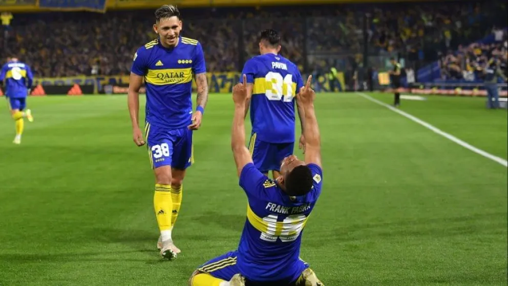 Boca se impuso 2 a 1 ante Godoy Cruz y sigue prendido en la Copa de la Liga Profesional