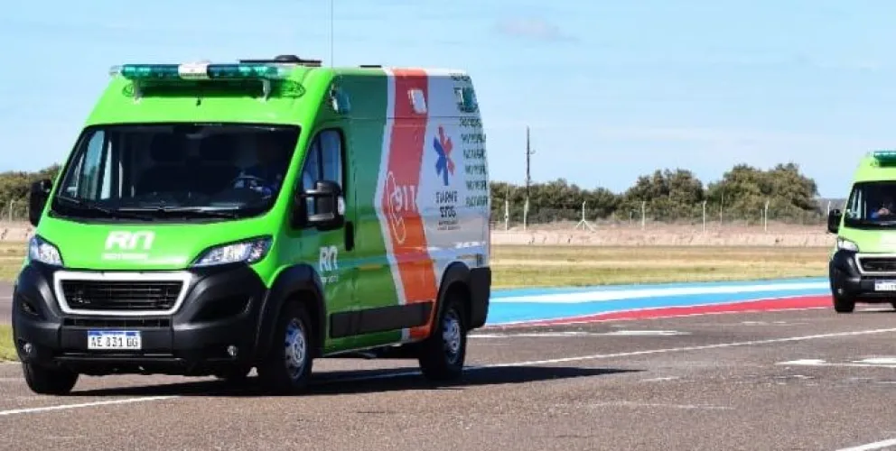 Los choferes del SIARME “corrieron” en el Autódromo probando las ambulancias