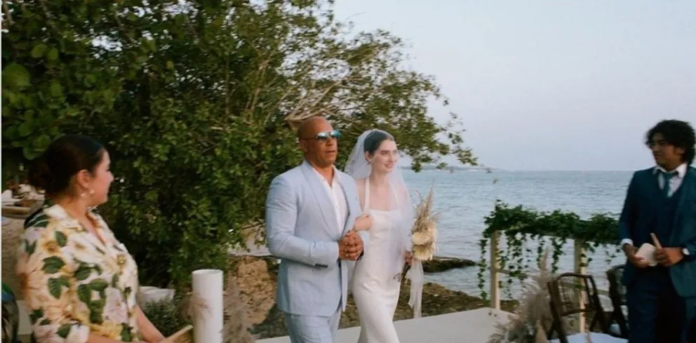 Vin Diesel acompañó al altar a la hija de Paul Walker