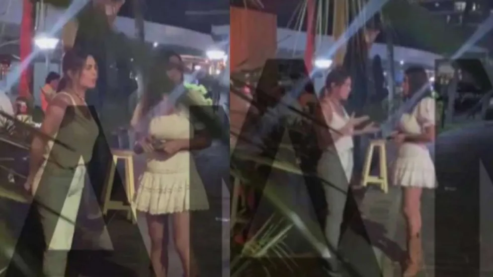 ¡A los gritos en la calle! Video de la terrible discusión entre Silvina Luna y Floppy Tesouro